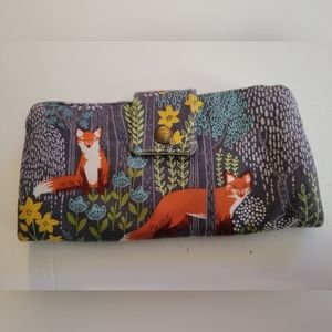 Fabric Handmade Wallet w/Compartments